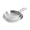 Gourmet Stainless Steel Frying Pan Set