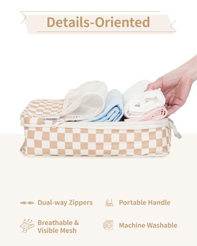 6 Set Compression Packing Cubes for Travel Women Men
