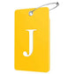 2 Pack Initial Luggage Tags for Suitcases Airplane Travel Essentials (2 Count)