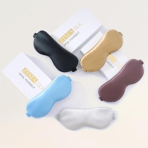 Adjustable 100% 22 Momme Mulberry Silk Sleep Mask