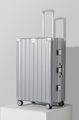 20 Inch Carry On Zipperless Luggage with Cup Holder