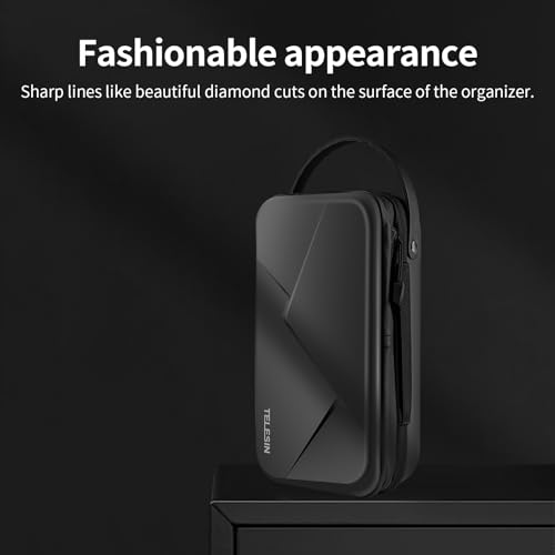 Large Carry Case Carrying Travel Bag for GoPro Max Hero 13 12 11 10 9 8 7 6 5 DJI Action 3 4 5 Osmo Pocket 3 Insta360 X3 X4 X5 Go3 Ace Pro AKASO Battery Charger Strap Mount Accessories