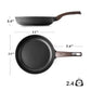 11Inch Nonstick Frying Pan Paella Pan