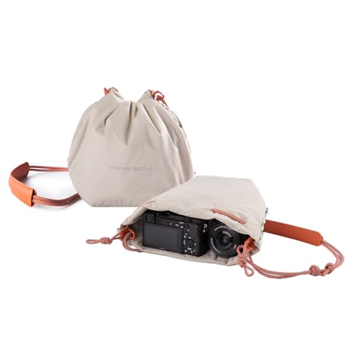 OneGo Drawstring Small Camera Bag Soft Cute Camera Pouch Handbag