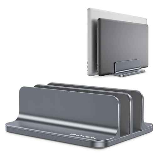 Dual Vertical Desk Laptop Stand Holder