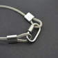 10 Pcs 2mm Wire 12 inch Vinyl Coated Stainless Steel Cable with Loops Short Wire Rope Lanyard Lock Security Chain Link for Outdoor Gates (10 Count)