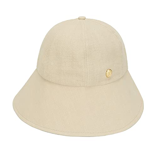 Linen Victorian Bonnet Hat Sun Cap