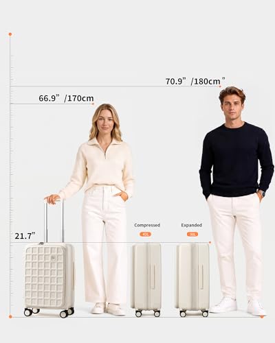 Expandable Top Opening Carry On Luggage Airline Approved