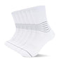 Crew Compression Socks for Women Men with Ankle Arch Support Plantar Fasciitis Relief 3 Pairs