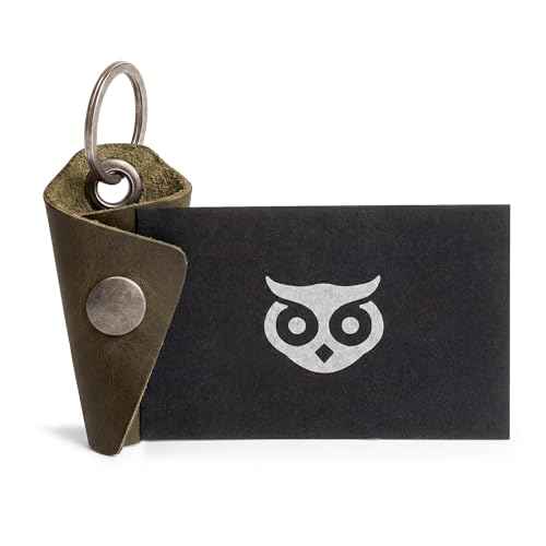 Full Grain Leather Wrap Keychain