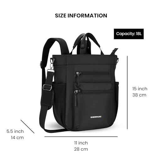 Soleil Anti Theft Convertible Backpack Tote