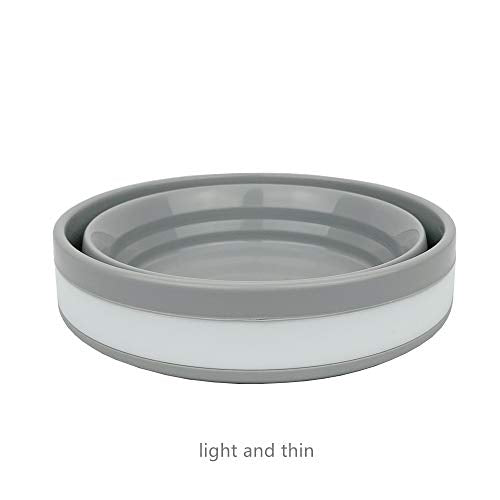 Silicone Collapsible Food Storage Containers with Lids Collapsible Containers Ideal for Travel and Camping