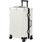 Zipperless Luggage with Spinner Wheels 100% PC Hardside 24in Suitcase