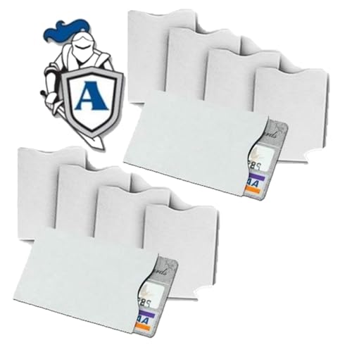 10x RFID Blocking Credit Card"DuPont TYVEK" Sleeves for wallet or purse. Protect your debit cards (10 Count)