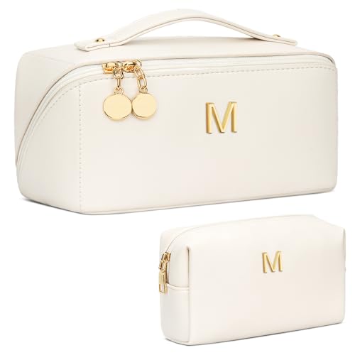 Initial Makeup Bag Personalized Gift for Women Teen Girls