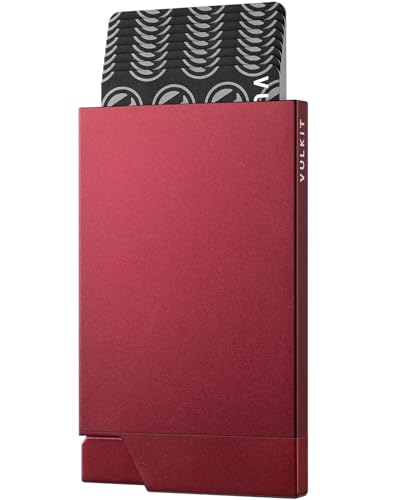 Pop up Card Holder Minimalist Credit Card Holder RFID Blocking Slim Metal Card Case for Men or Women