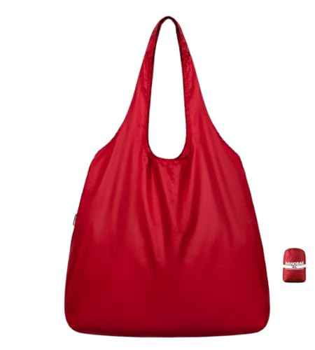 XL 25L Tote Foldable Packable Reusable Grocery Shopping Bag