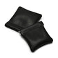 Black PU Leather Jewelry Pouch Portable Travel Jewelry Storage Bag