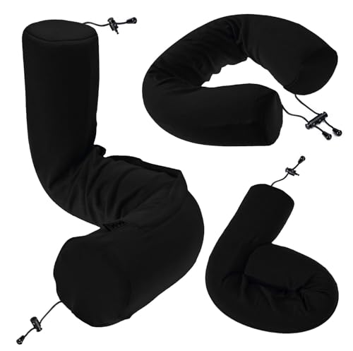 Twist Memory Foam Travel Pillow for Airplanes