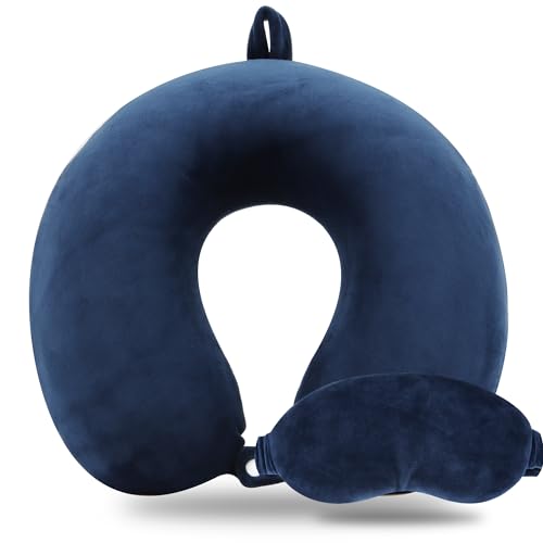 Pure Memory Foam Travel Pillow Set for Adults (2 Count)
