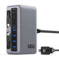 345W USB C Charger 10 in 1 Retractable Wall Charger with 2 Cables