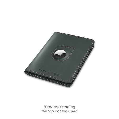 Passport Wallet with AirTag Holder