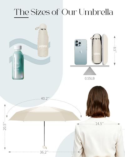 Mini Travel Umbrella with Case