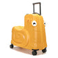 Kids Ride on Luggage with Spinner Wheels Suitcase