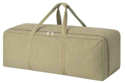 Extra Large Canvas Duffle Bag for Travel Heavy Duty Military Duffel