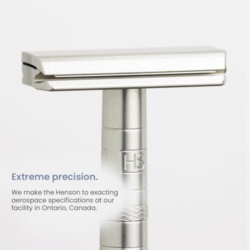 Razor Steel Blue Double Edge Safety Razor with 5 Spare Blades