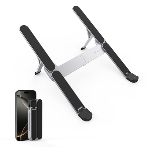 Innovative & Ultra Compact】SODI Foldable Laptop Stand for Desk