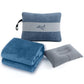 Large Soft Travel Blanket and Inflatable Pillow Set
