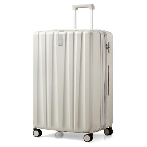 29 Inch Expandable Large Checked Luggage with 8 Spinner Wheels