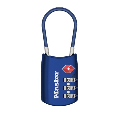 Blue Set Your Own Combination TSA Approved Luggage Lock