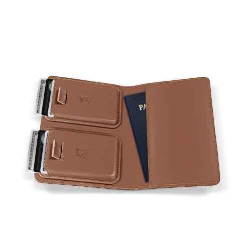 Passport with AirTag Holder Wallet
