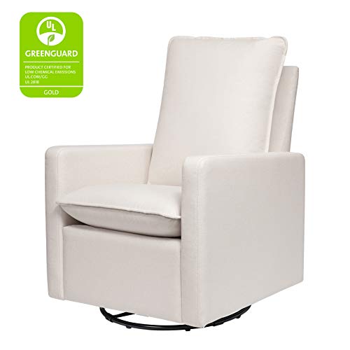 Cali Pillowback Swivel Glider in Performance Plastic Cream Eco
