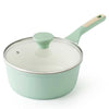 2.5 QT Ceramic Nonstick Saucepan with Lid