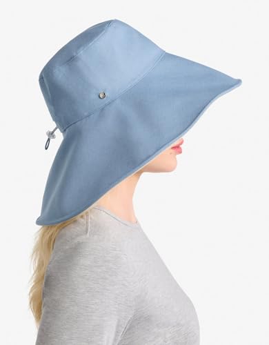 Women's Ultra Wide Cotton Linen Hat UPF 50+