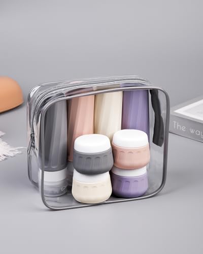 Travel Bottles for Toiletries 8 Pack (8 Count)