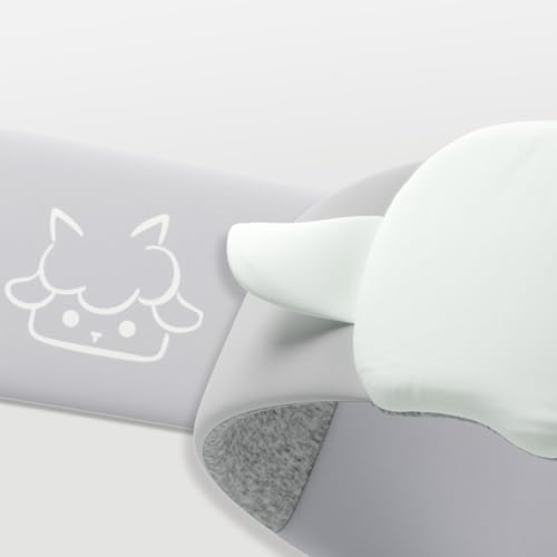 Mint Green Sheep Sleep Mask Breathable Blackout Eye Mask for Rest