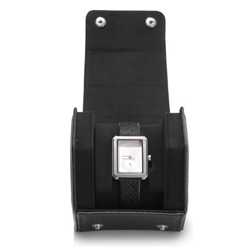 Single Watch Box Black Hexagonal