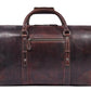 Leather Travel Duffel Bag