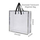 Heavy Duty Clear Wreath Storage Bag & Sturdy Moving Box Alternative (6 Count)