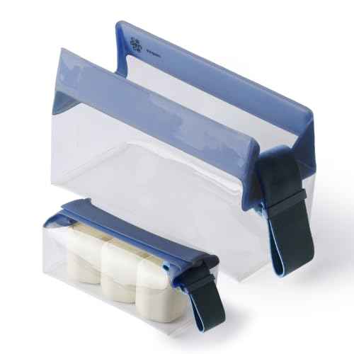 Parcel Clear Travel Kit with Zipperless Magnetic Closure