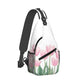 Sling Bag Tulip Flower Hiking Daypack Crossbody Shoulder Backpack Travel Chest Pack for Men Women