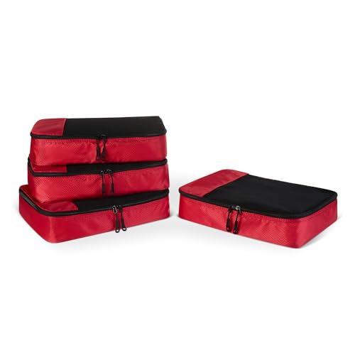 4 Piece Packing Cubes Travel Accessories Set (4 Count)