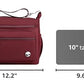 Women Shoulder Handbag Roomy Multiple Pockets Bag Ladies Crossbody Purse Fashion Tote Top Handle Satchel
