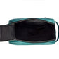 10" Premium Leather Toiletry Travel Pouch With Waterproof Lining