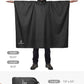 Hooded Rain Poncho Waterproof Raincoat Jacket for Men Women Adults