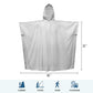 Disposable Rain Ponchos for Adults (5 Count)